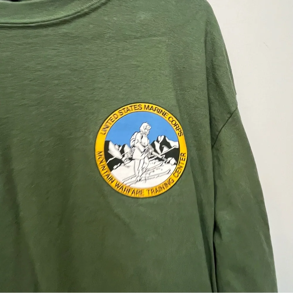 United States Marine Corps training green long sleeve green shirt size Large - Picture 2 of 7
